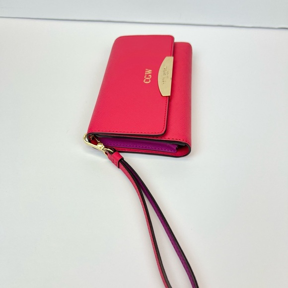 Henri Bendel Vibrant Pink Wristlet - Picture 7 of 12